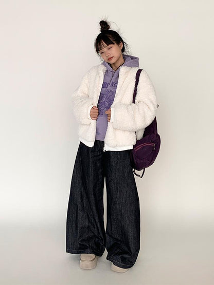 Vintage American Split Flare Jeans Wide Leg Pants