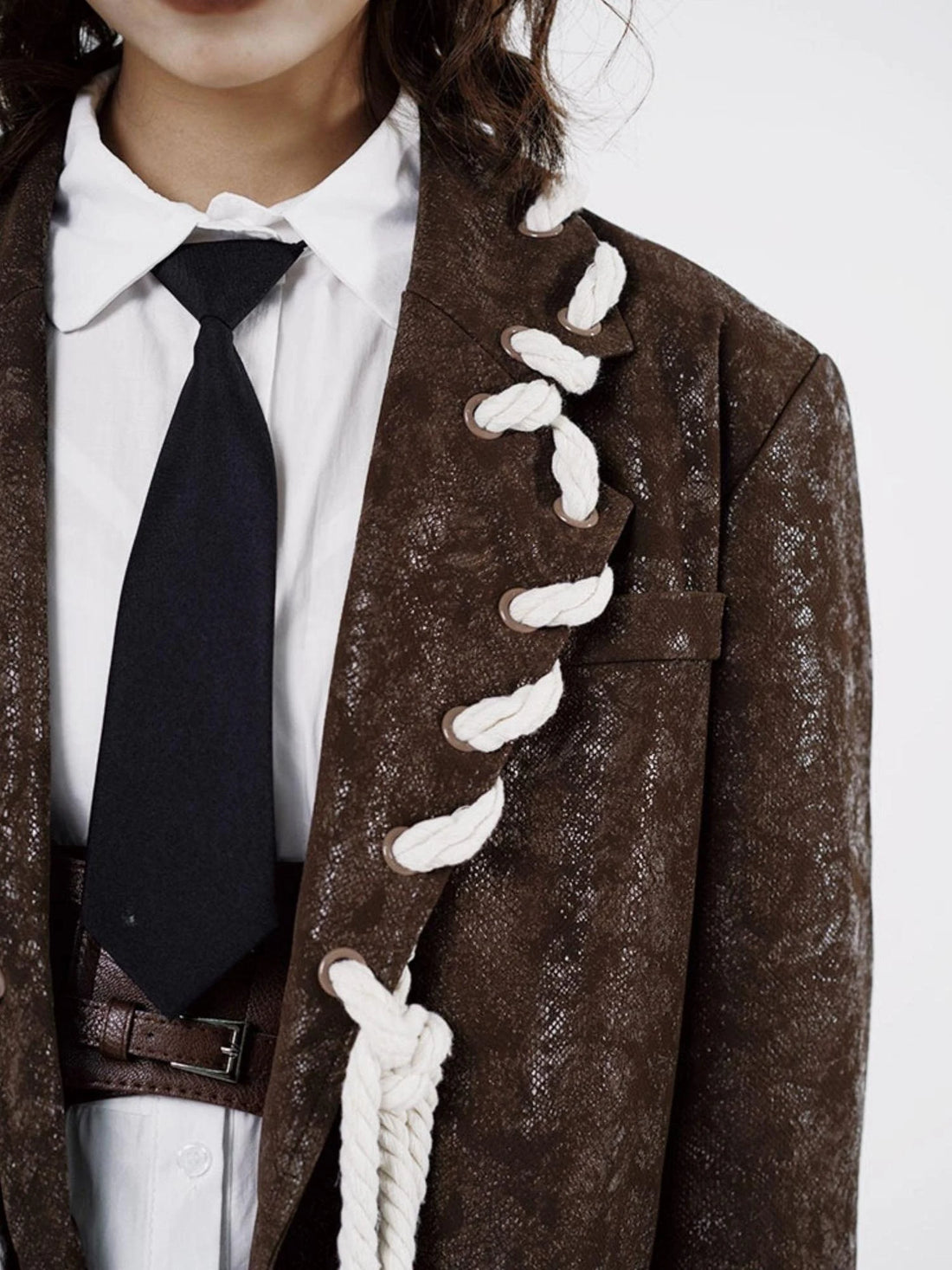 Vintage Brown Retro American Leather Jacket