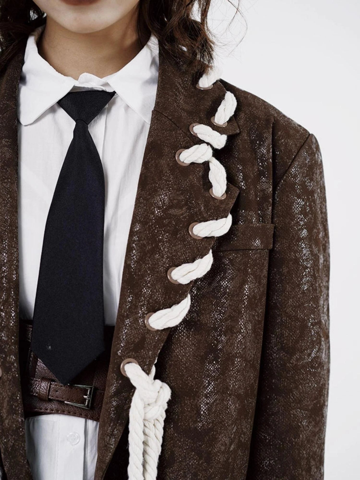 Vintage Brown Retro American Leather Jacket