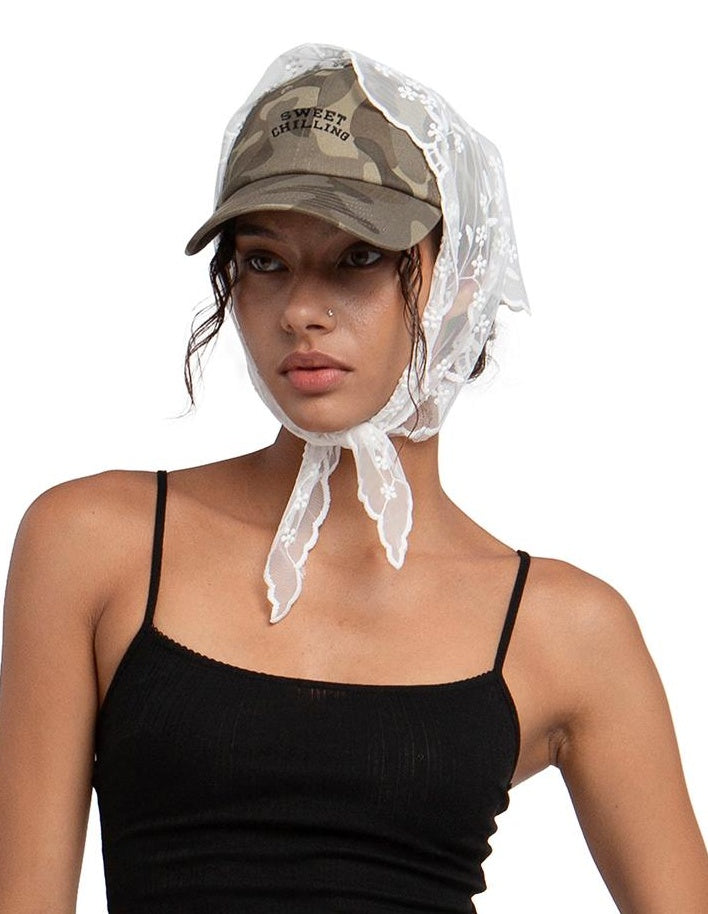Vintage Camo Baseball Cap  Slimming Adjustable Sun Protection