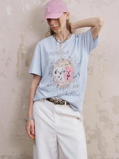 Vintage Cartoon Puppy Tee