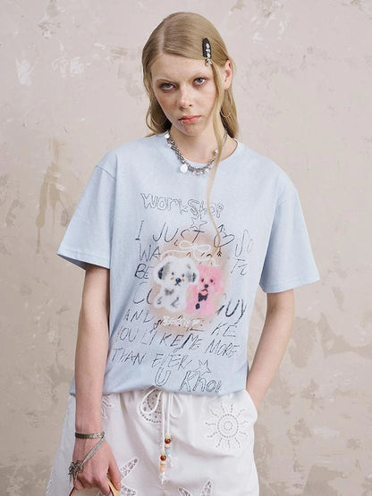 Vintage Cartoon Puppy Tee
