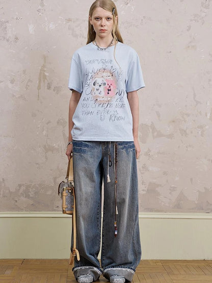 Vintage Cartoon Puppy Tee