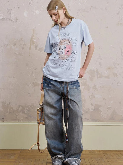 Vintage Cartoon Puppy Tee