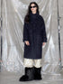 Vintage Cheongsam Coat Festive Red Wool Blend