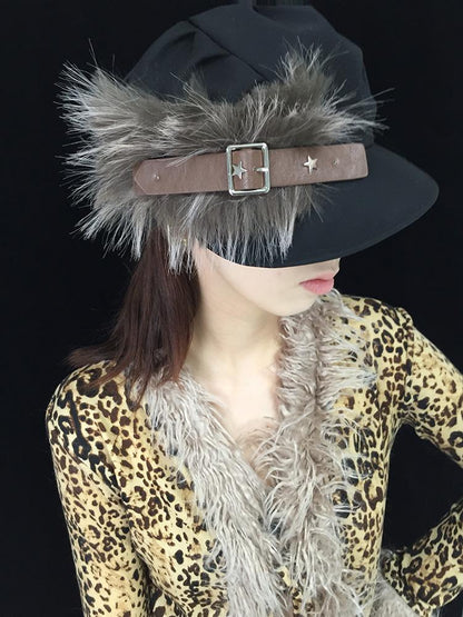 Vintage Cloud Beret Hat for Fall Tokyo Girly Style Caps