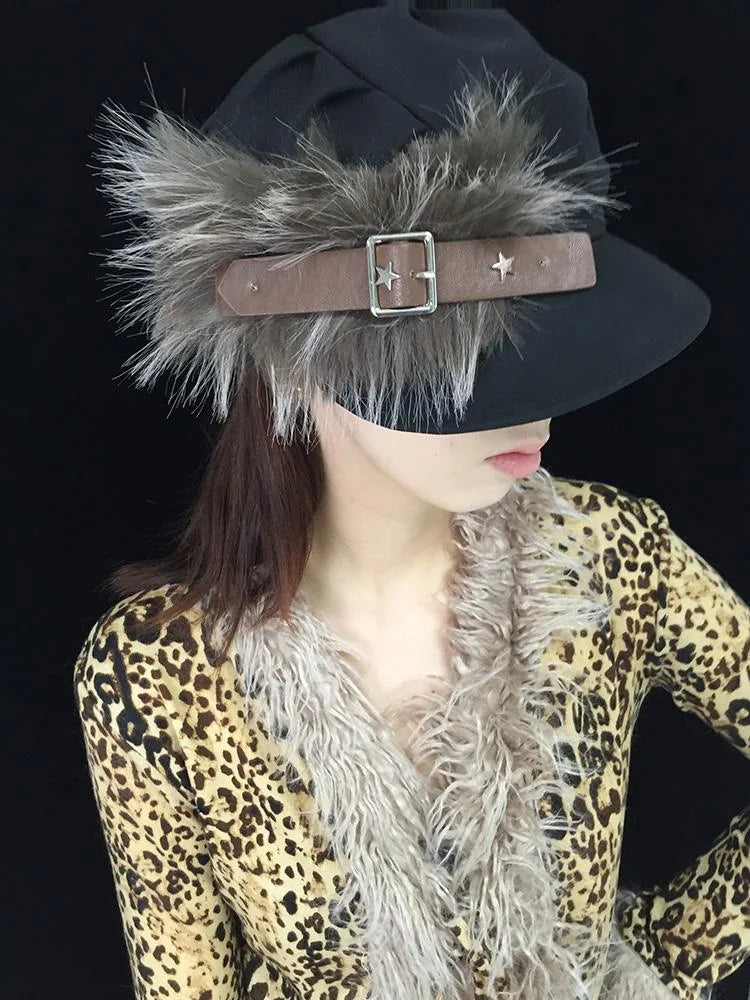 Vintage Cloud Beret Hat For Fall Tokyo Girly Style Caps