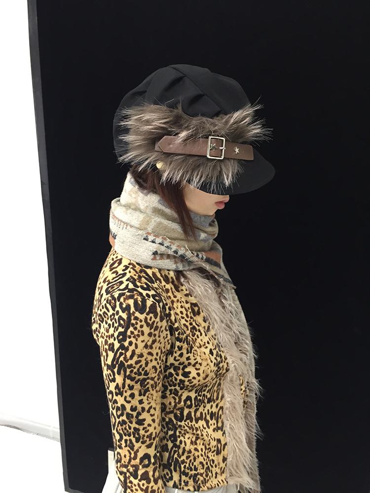 Vintage Cloud Beret Hat for Fall Tokyo Girly Style Caps
