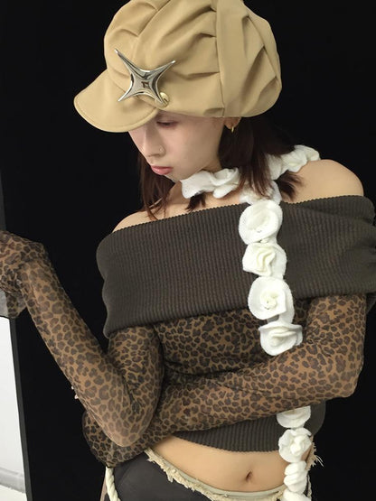 Vintage Cloud Beret Hat for Fall Tokyo Girly Style Caps