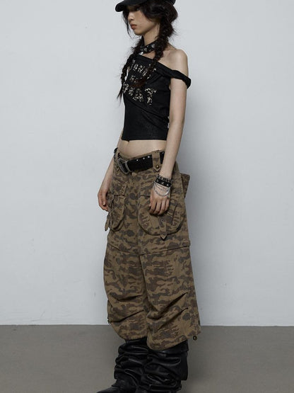 NO ROMANCE禁忌浪漫 Vintage Dark Y2K Leopard Print Crop Top T-Shirt