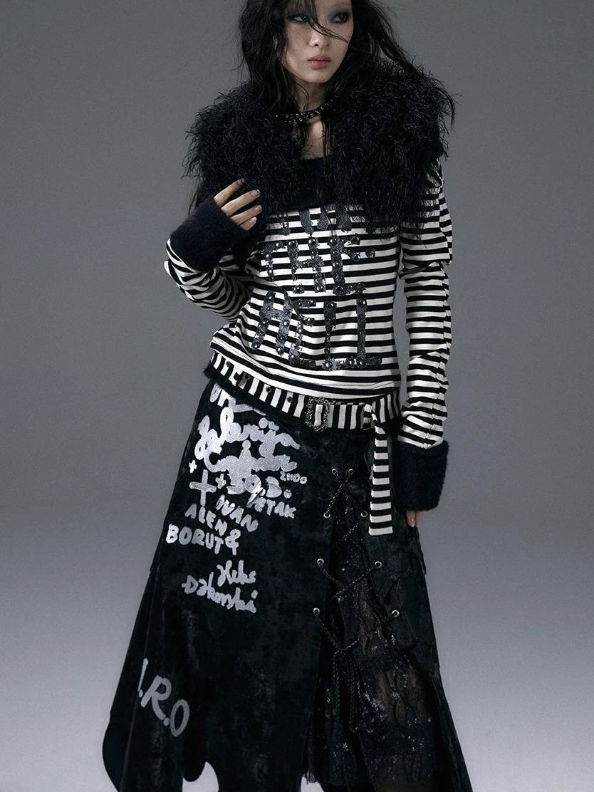 Vintage Faux Fur Scarf Warm Eco-Friendly Shearling Collar