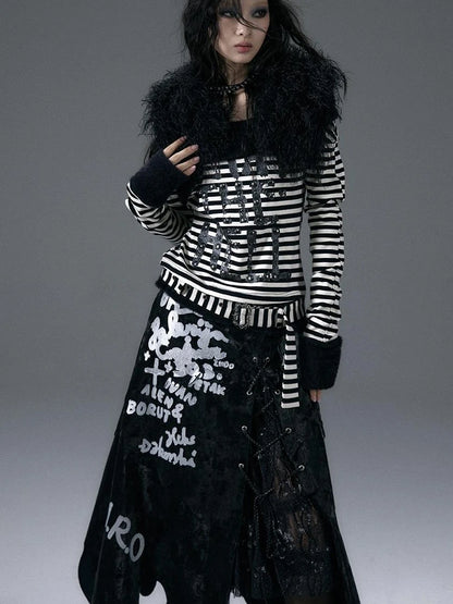 Vintage Faux Fur Scarf Warm Eco-Friendly Shearling Collar