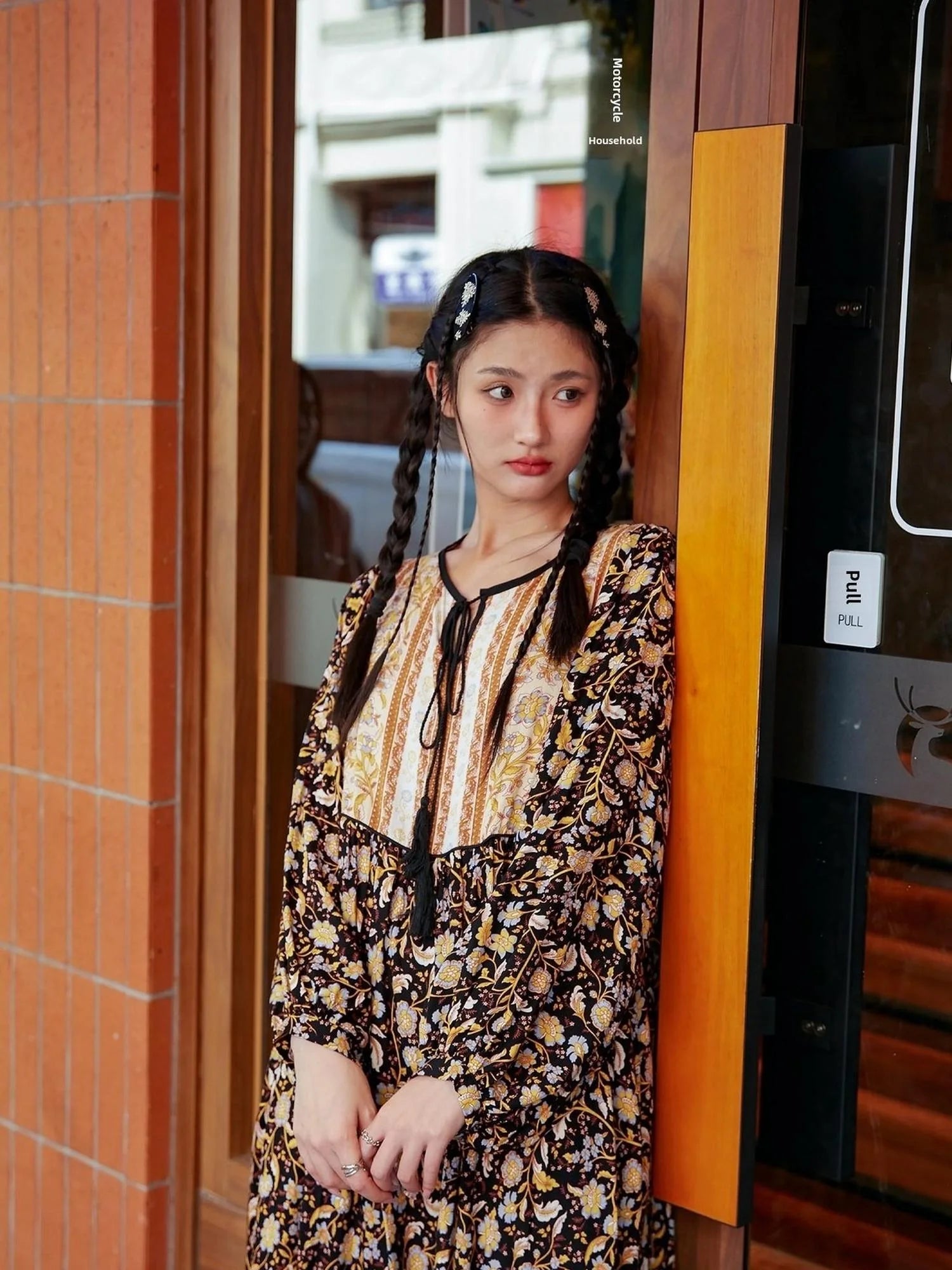 Vintage Floral Maxi Dress