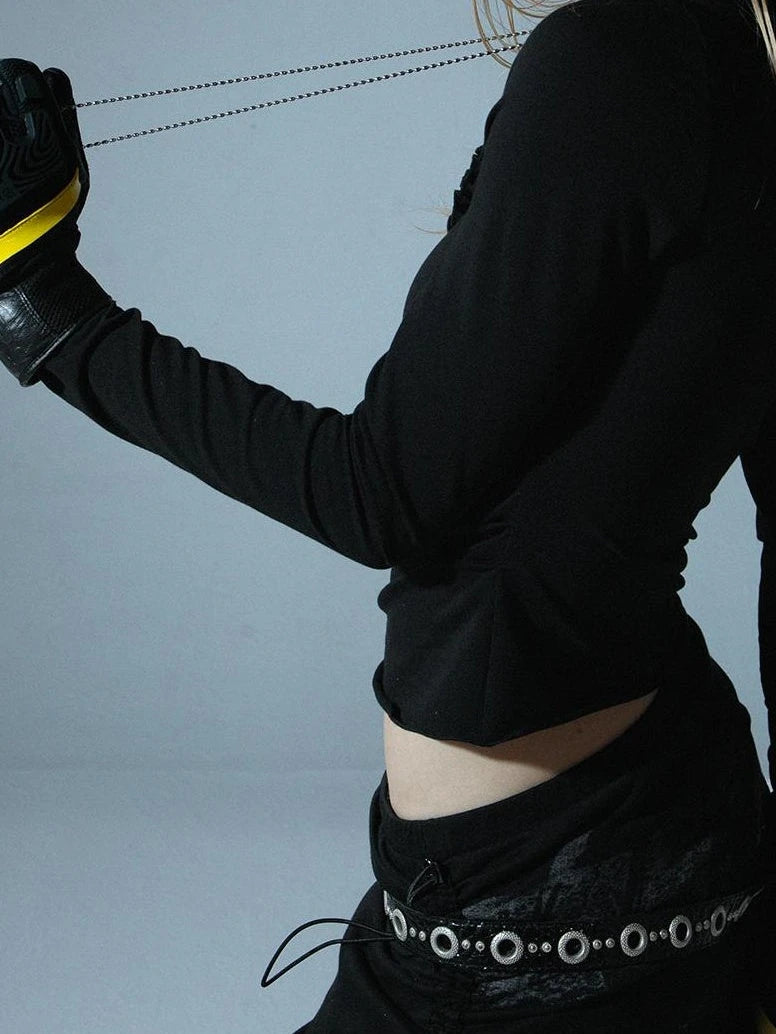 Vintage Floral Print Long Sleeve Blouse T-Shirt