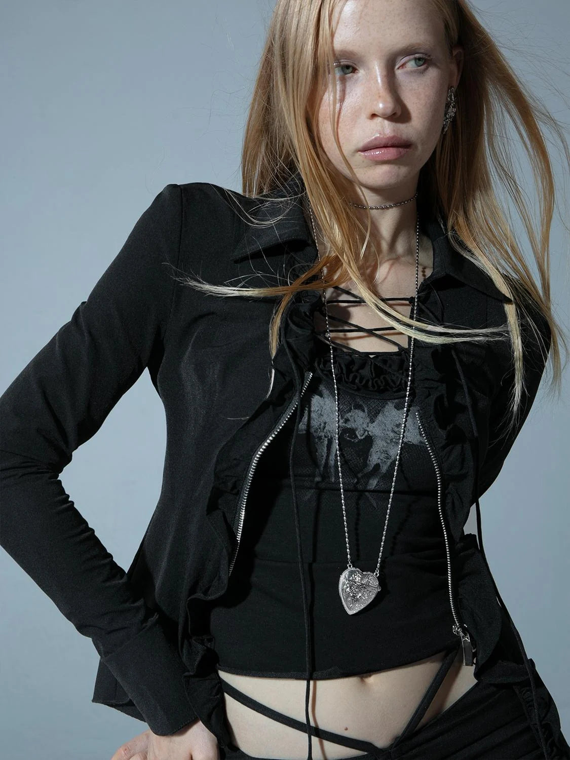 Vintage Floral Print Long Sleeve Blouse T-Shirt