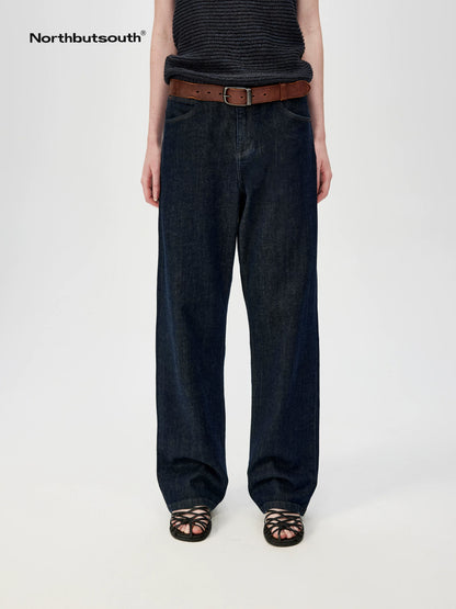 Vintage Green Selvedge Denim Shorts Classic Blue Straight Leg