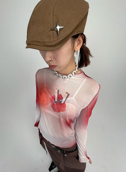 Vintage Painter Cap Linen Flat Cap Hats