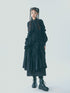 Sweet Mi Vintage Pleated Cotton Shirt Gown Set