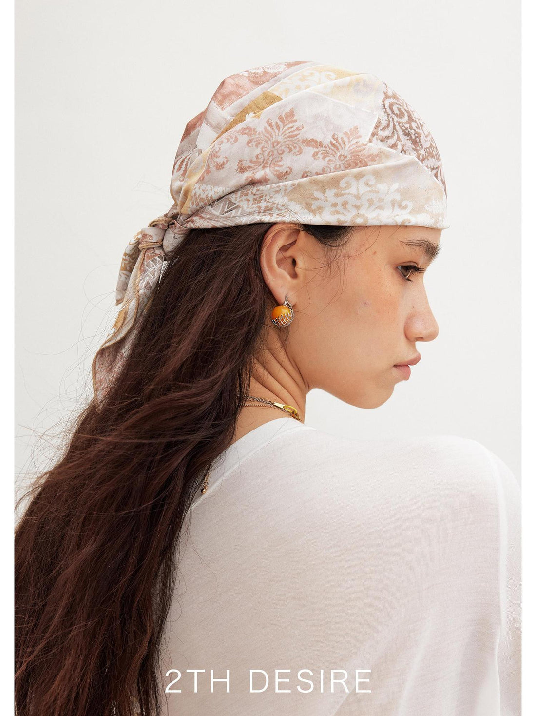 Vintage Resort Style Ombre Print Scarf Bandana Headwear