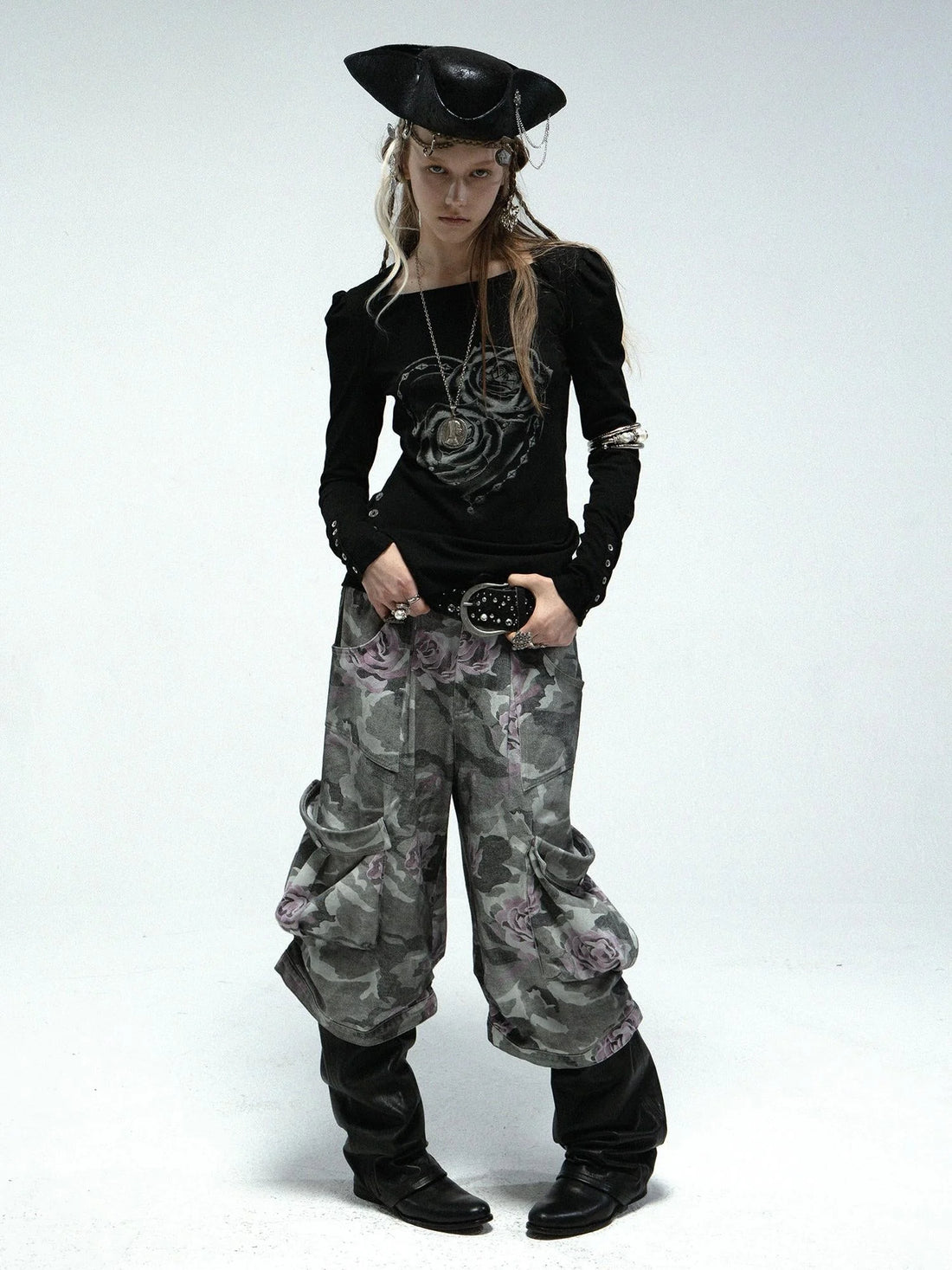 Vintage Washed Cargo Lantern Shorts