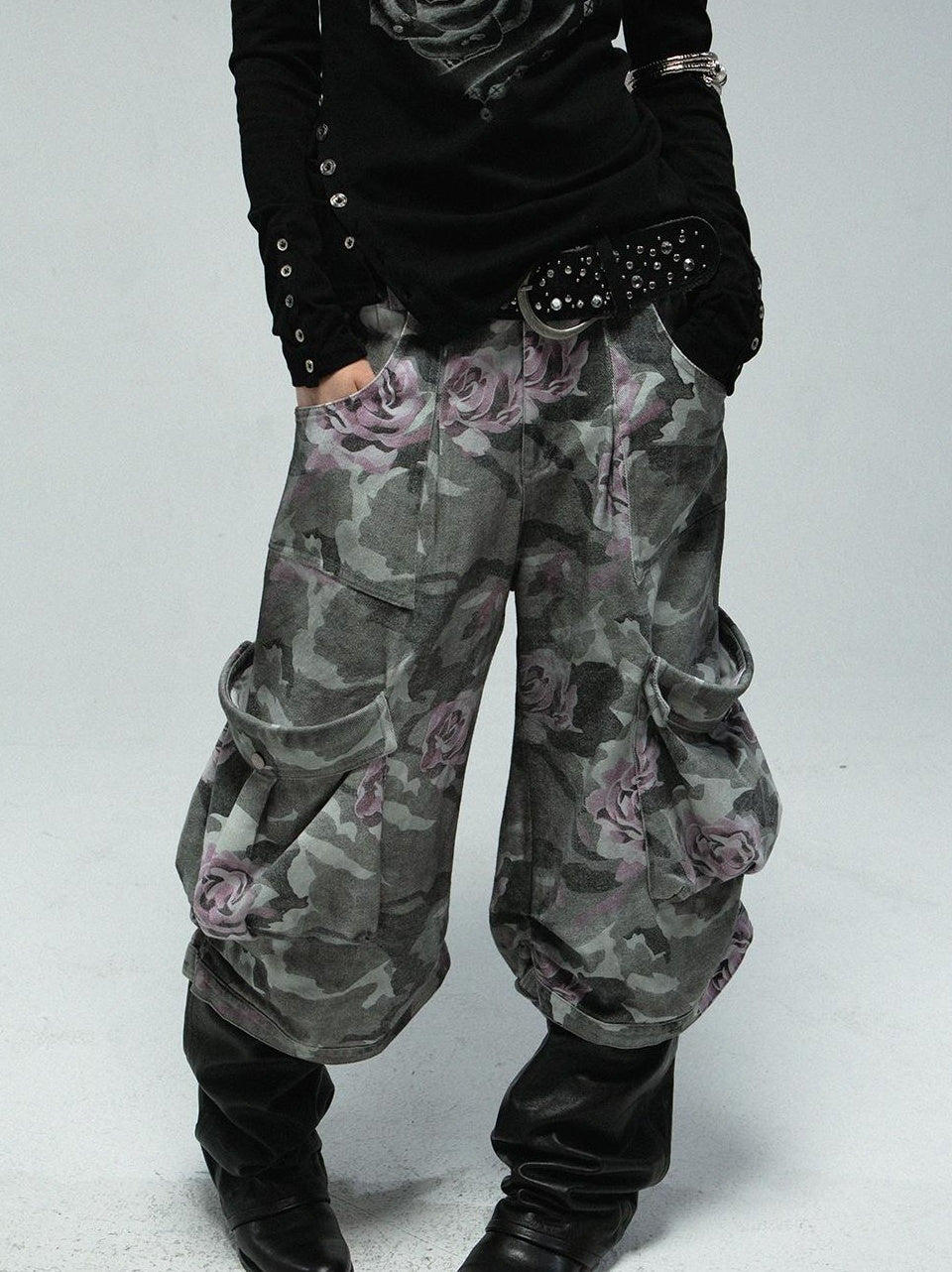 Vintage Washed Cargo Lantern Shorts