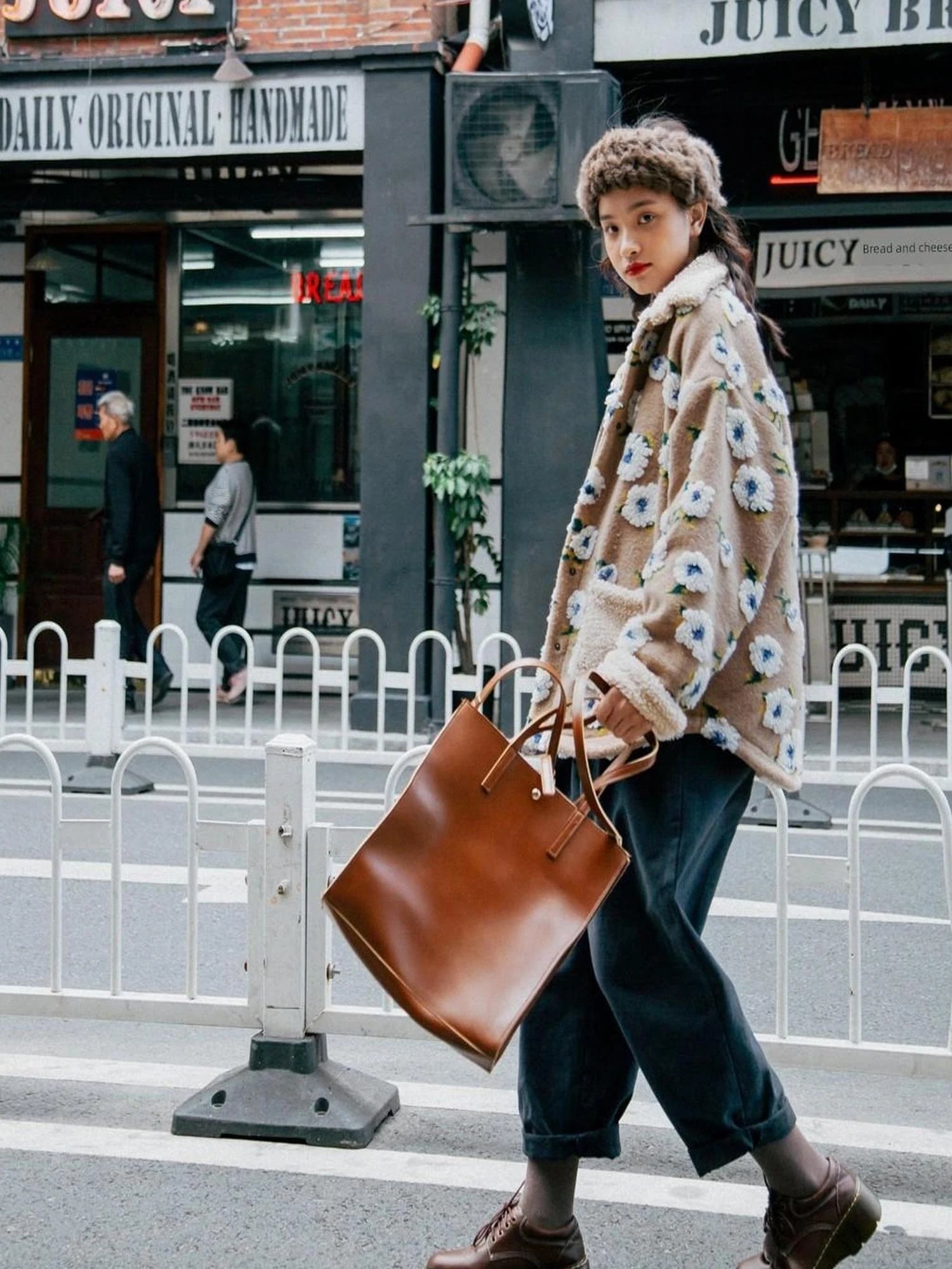 Vintage Washed Twill Canvas Winter Loose Pants