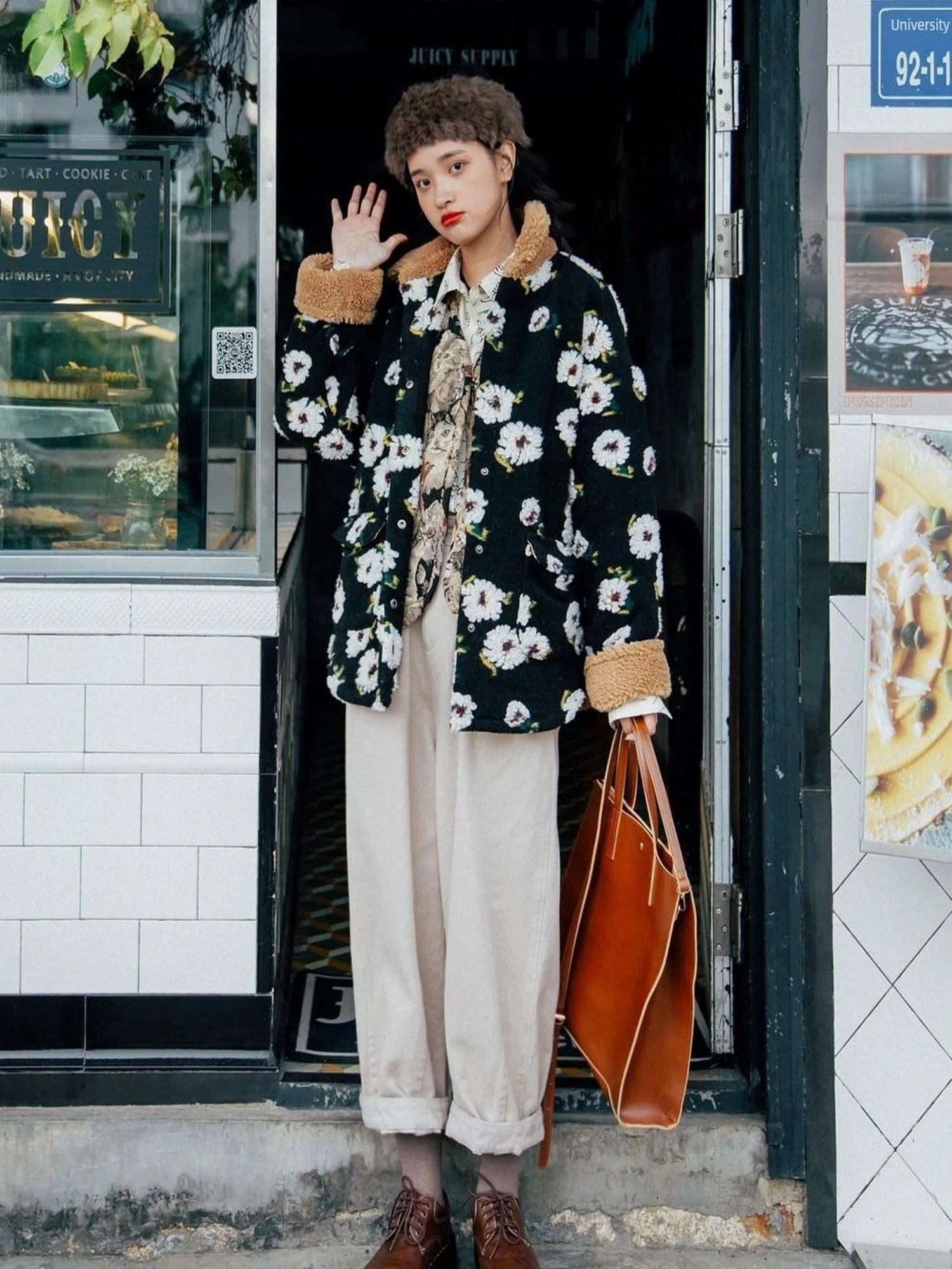 Vintage Washed Twill Canvas Winter Loose Pants