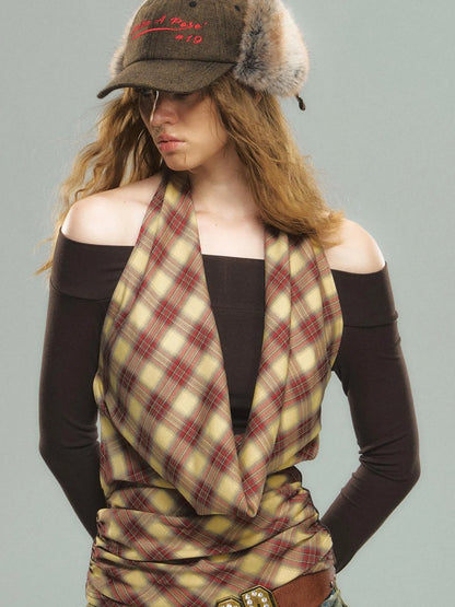 Vintage Wool Baseball Cap Winter Warm Christmas Hat For Women