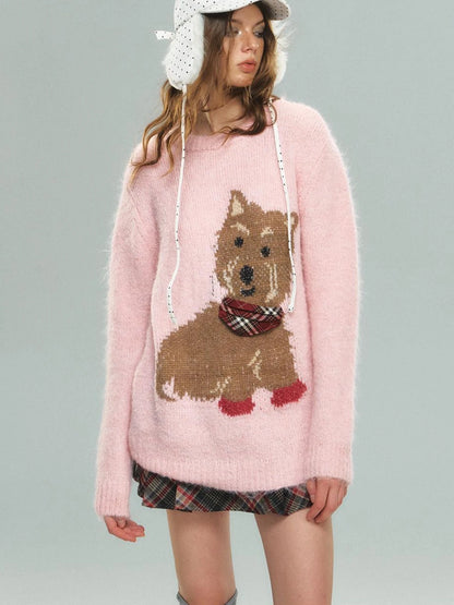 Vintage Wool Baseball Cap Winter Warm Christmas Hat For Women