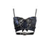 Virtual_Orbit_Black_Blue_Grunge_Bow_Ruffle_Slim_Fit_Cropped_Women&