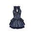 Virtual_Orbit_Black_Blue_Punk_Lace_Bow_Sparkle_Women&