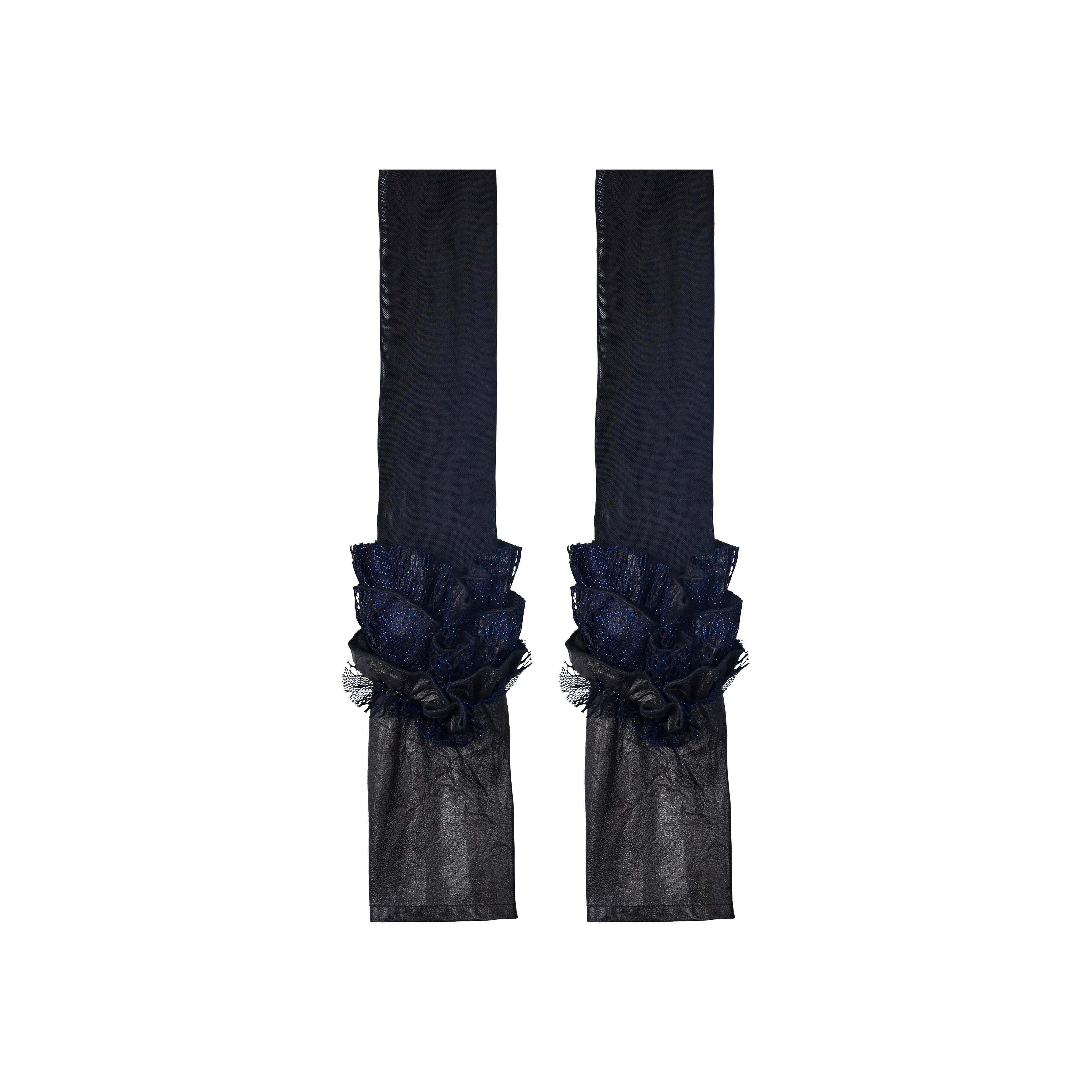 Virtual_Orbit_Black_Blue_Punk_Ruffle_Glitter_Lace_Mesh_Women&
