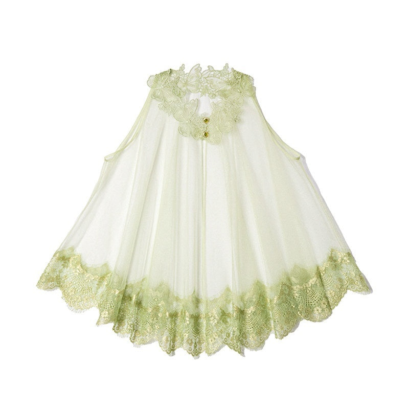Virtual_Orbit_Butterfly_Sheer_Layered_Openwork_Sleeveless_High_Neck_Women&