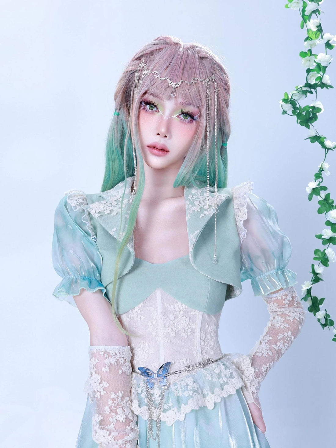 Virtual Orbit Dreamy Bubble Sleeve Blazer