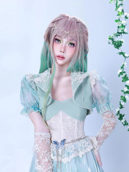 Virtual Orbit Dreamy Bubble Sleeve Blazer