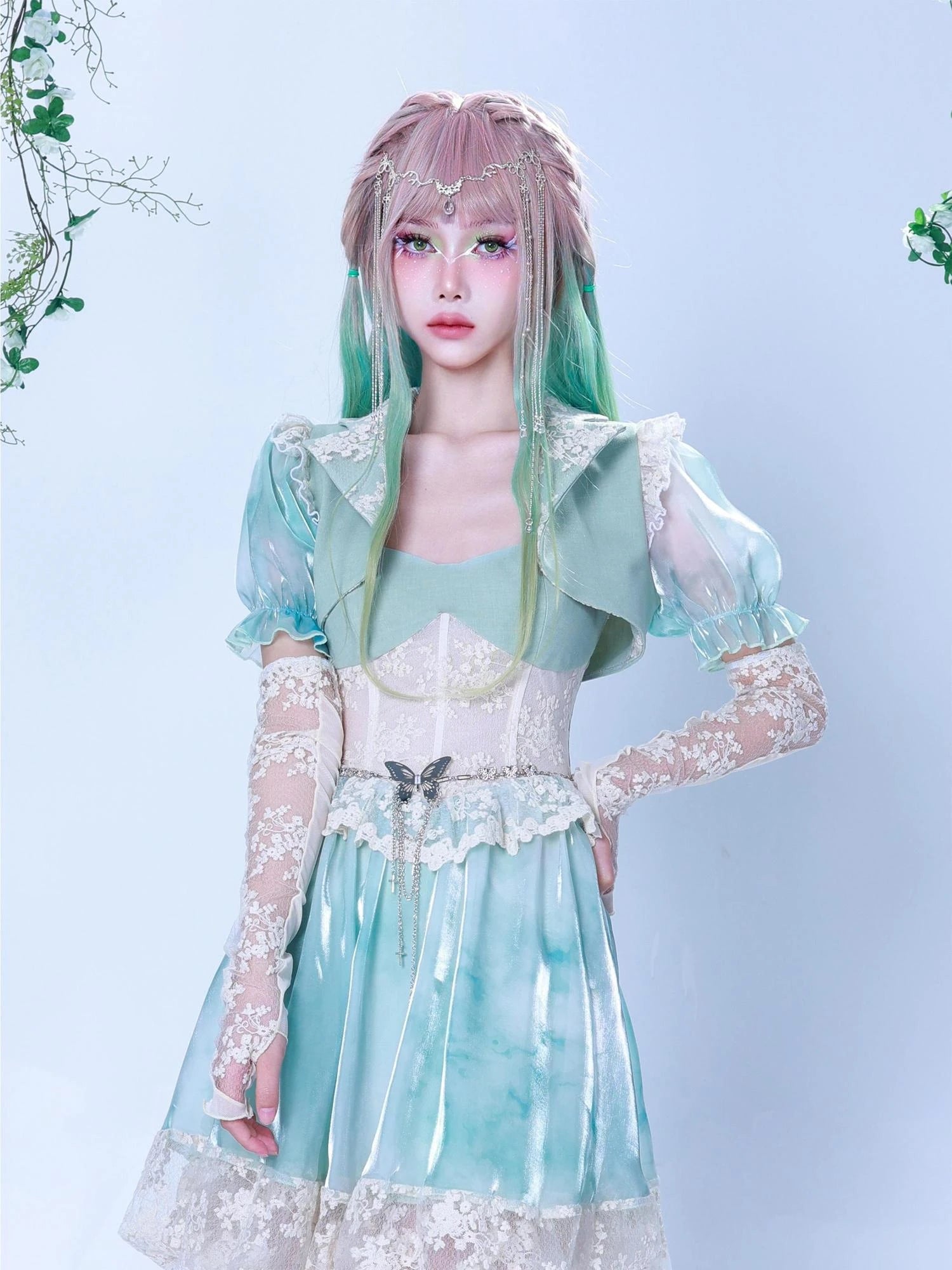 Virtual Orbit Dreamy Bubble Sleeve Blazer