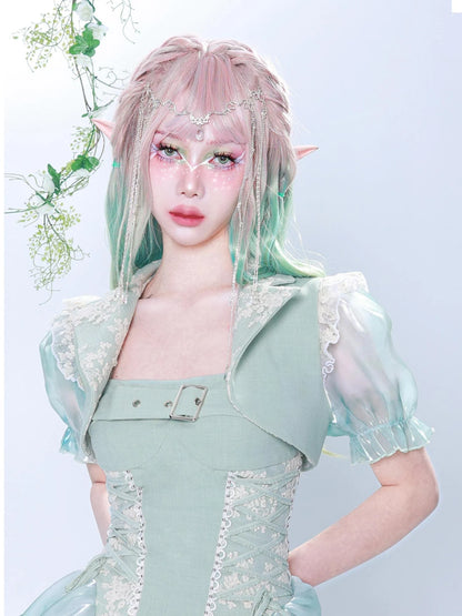 Virtual Orbit Dreamy Bubble Sleeve Blazer