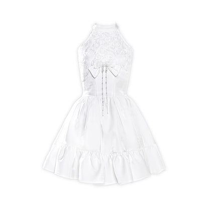 Virtual_Orbit_Floral_Lace_Halter_Neck_Flared_Dress_MISSTT