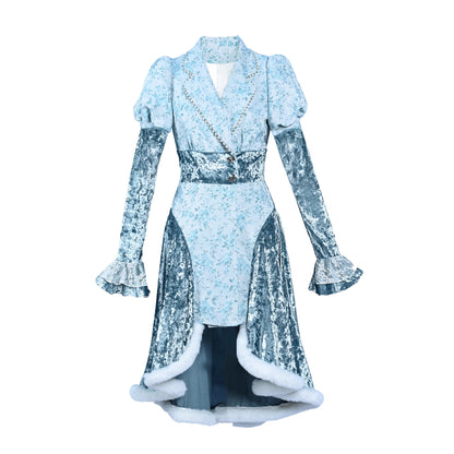 Virtual_Orbit_Frozen_Illusion_Velvet_Blazer_Dress_With_Floral_Lace_MISSTT