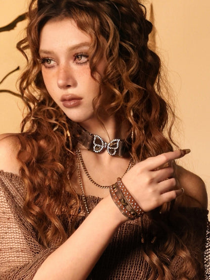 Virtual Orbit Layered Punk Wasteland Multi Layer Coffee Women&