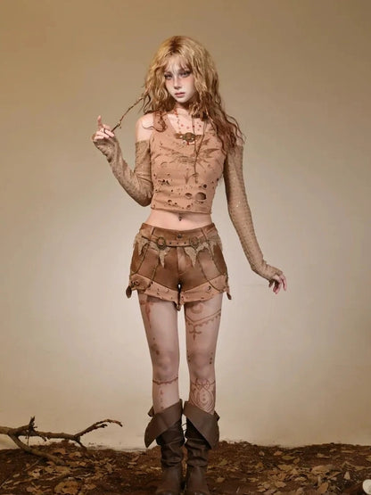 Virtual Orbit Romantic Decay Wasteland Layered Top