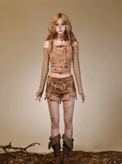 Virtual Orbit Romantic Decay Wasteland Layered Top