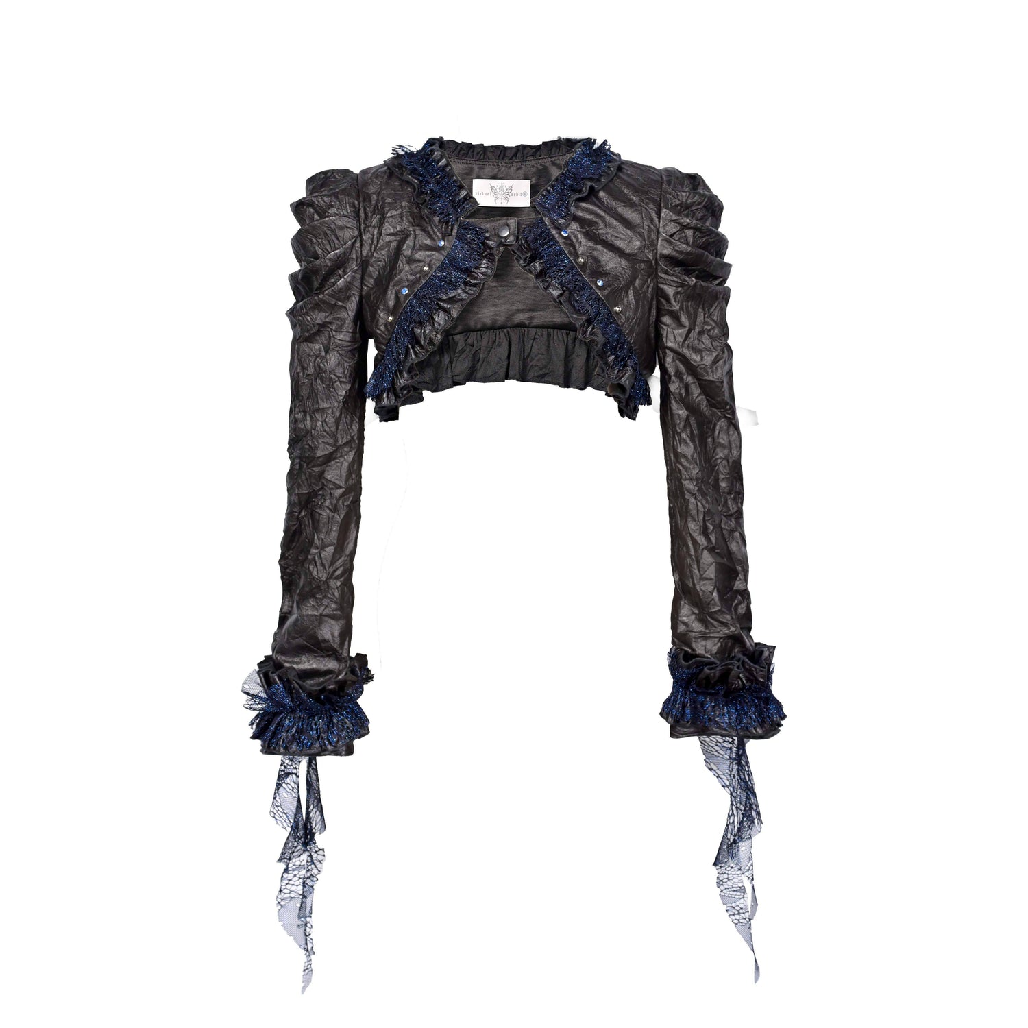 Virtual_Orbit_Sparkle_Pleated_Punk_Button_Long_Sleeve_High_Waist_Women&