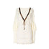 Virtual_Orbit_Striped_Puff_Sleeve_Deep_V_Two_Way_Women&