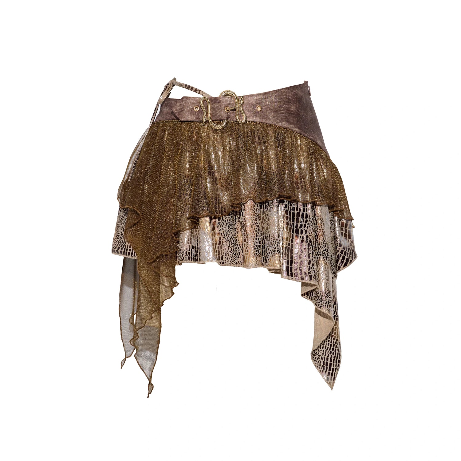 Virtual_Orbit_Vintage_Snake_Print_Asymmetrical_Low_Waist_Skirt_MISSTT