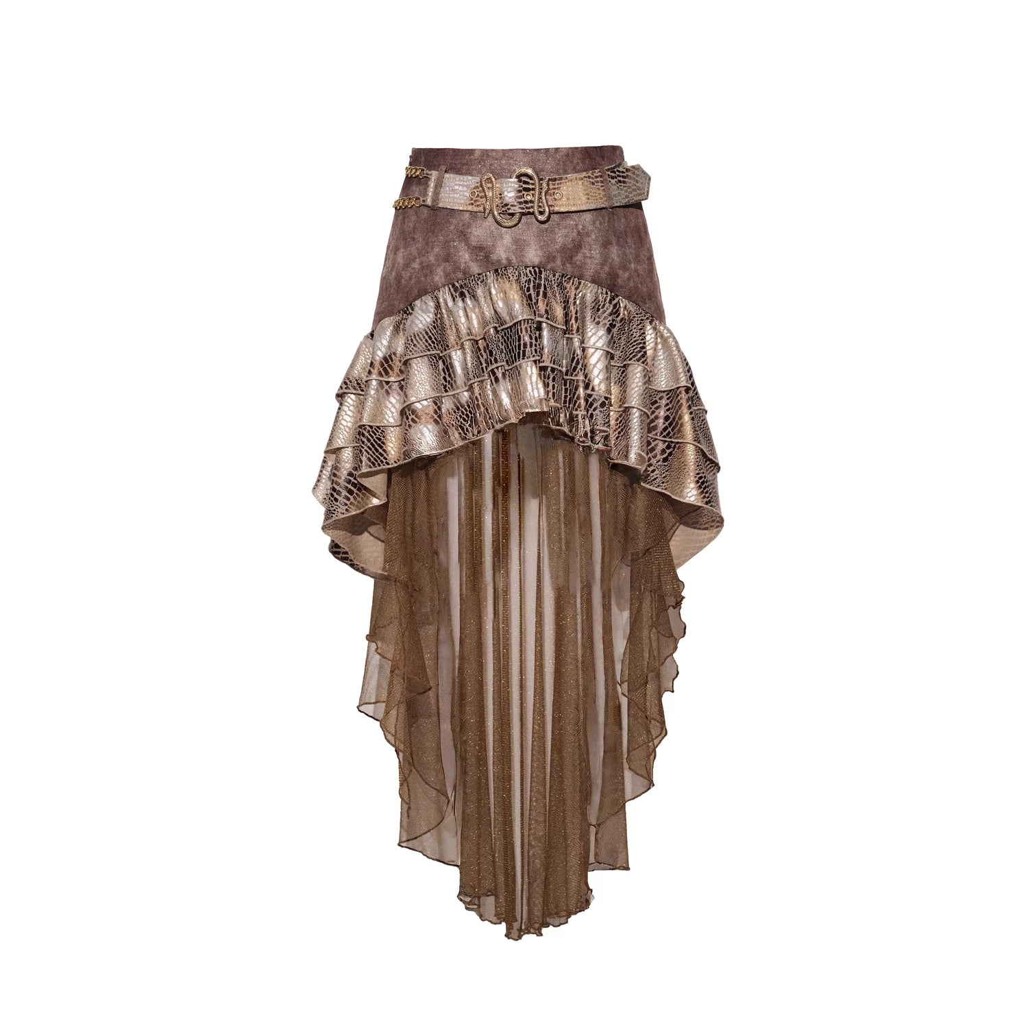Virtual_Orbit_Vintage_Snake_Scale_Ruins_Low_Waist_Skirt_MISSTT
