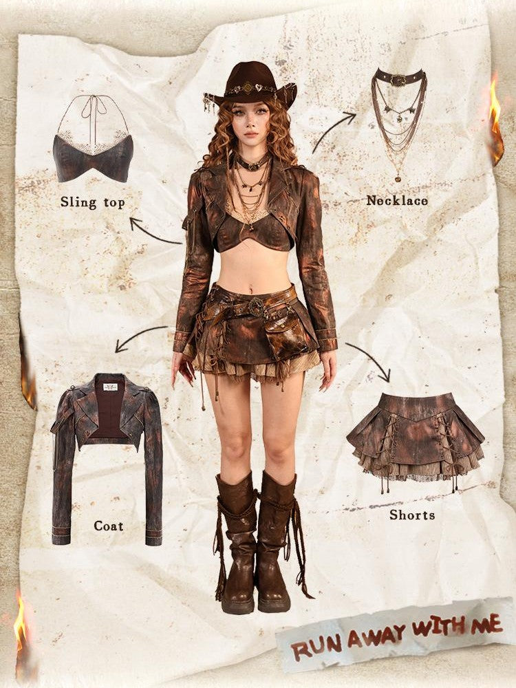 Virtual Orbit Wasteland Military Napoleon Vest Style Women&