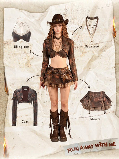 Virtual Orbit Wasteland Military Napoleon Vest Style Women&