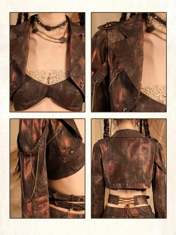 Virtual Orbit Wasteland Military Napoleon Vest Style Women&