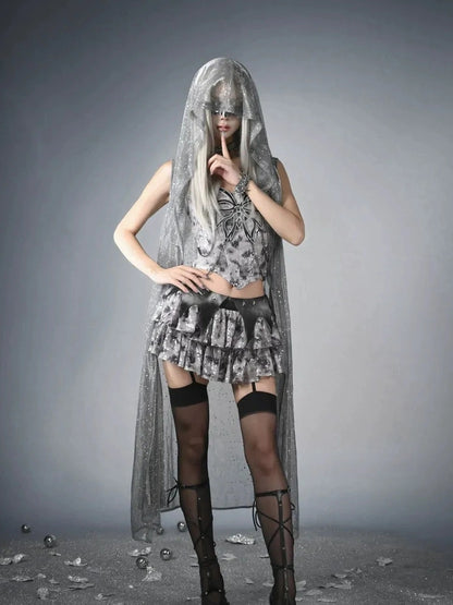 Virtual Orbit Y3K Cyber Wasteland Hooded Duster